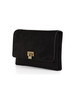 NERO | Pochette in ecosuede stampa cocco
