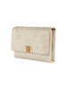 BEIGE | Pochette in ecosuede stampa cocco