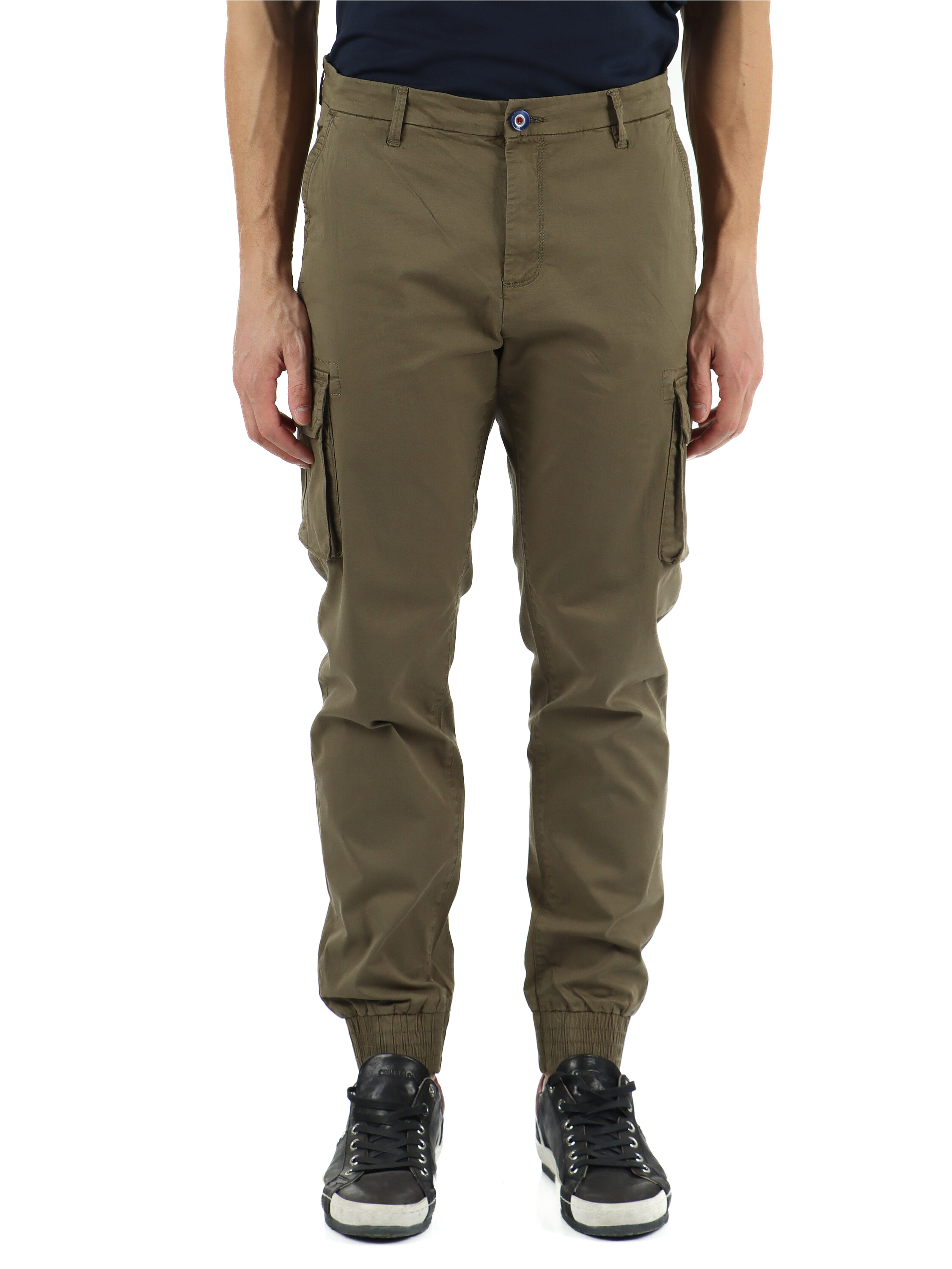 Pantalone cargo in cotone stretch BRYAN slim fit
