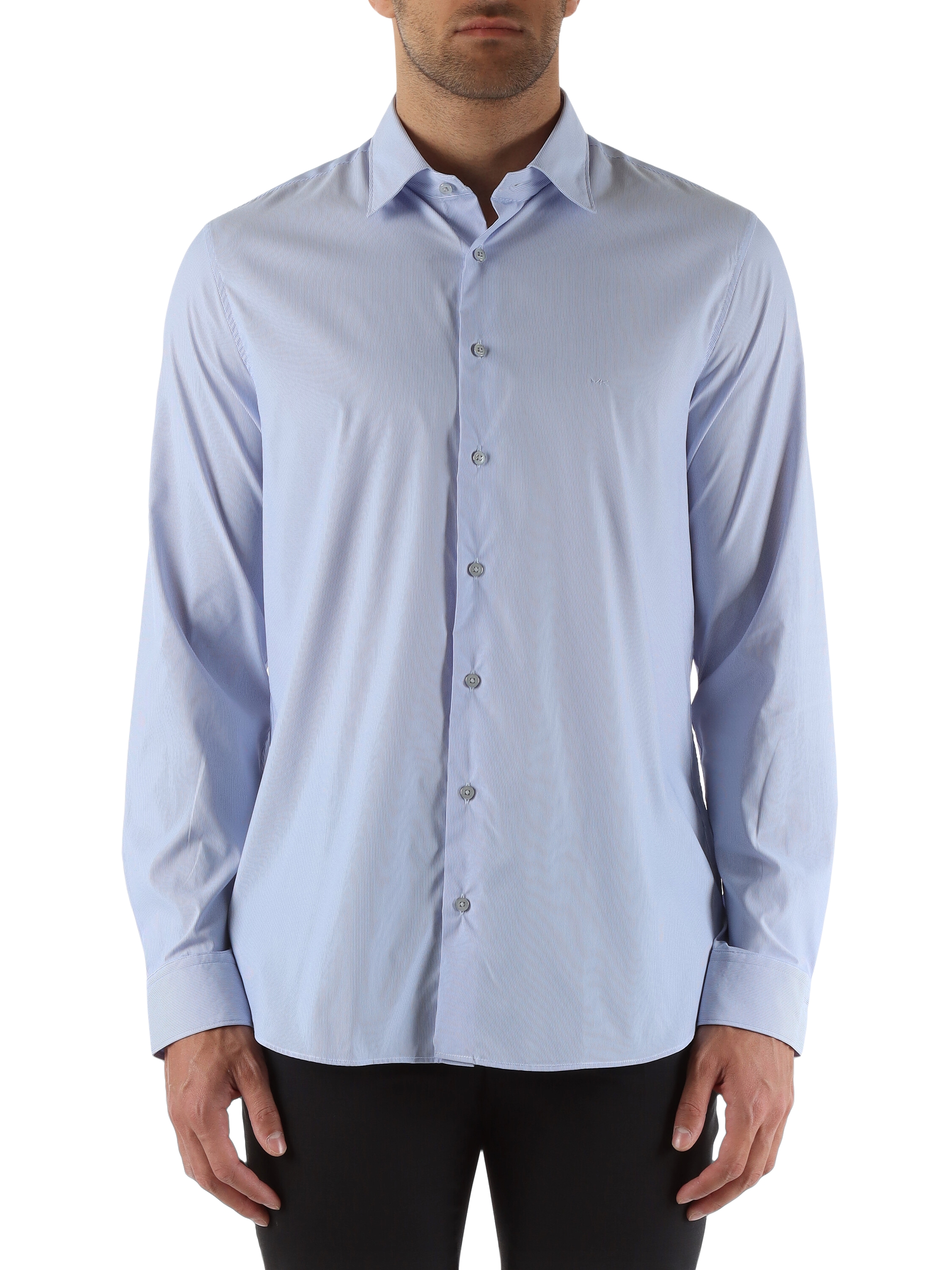 Camicia Righe Blu Camicia Borsa Uomo Borsa Camicia Blu Righe