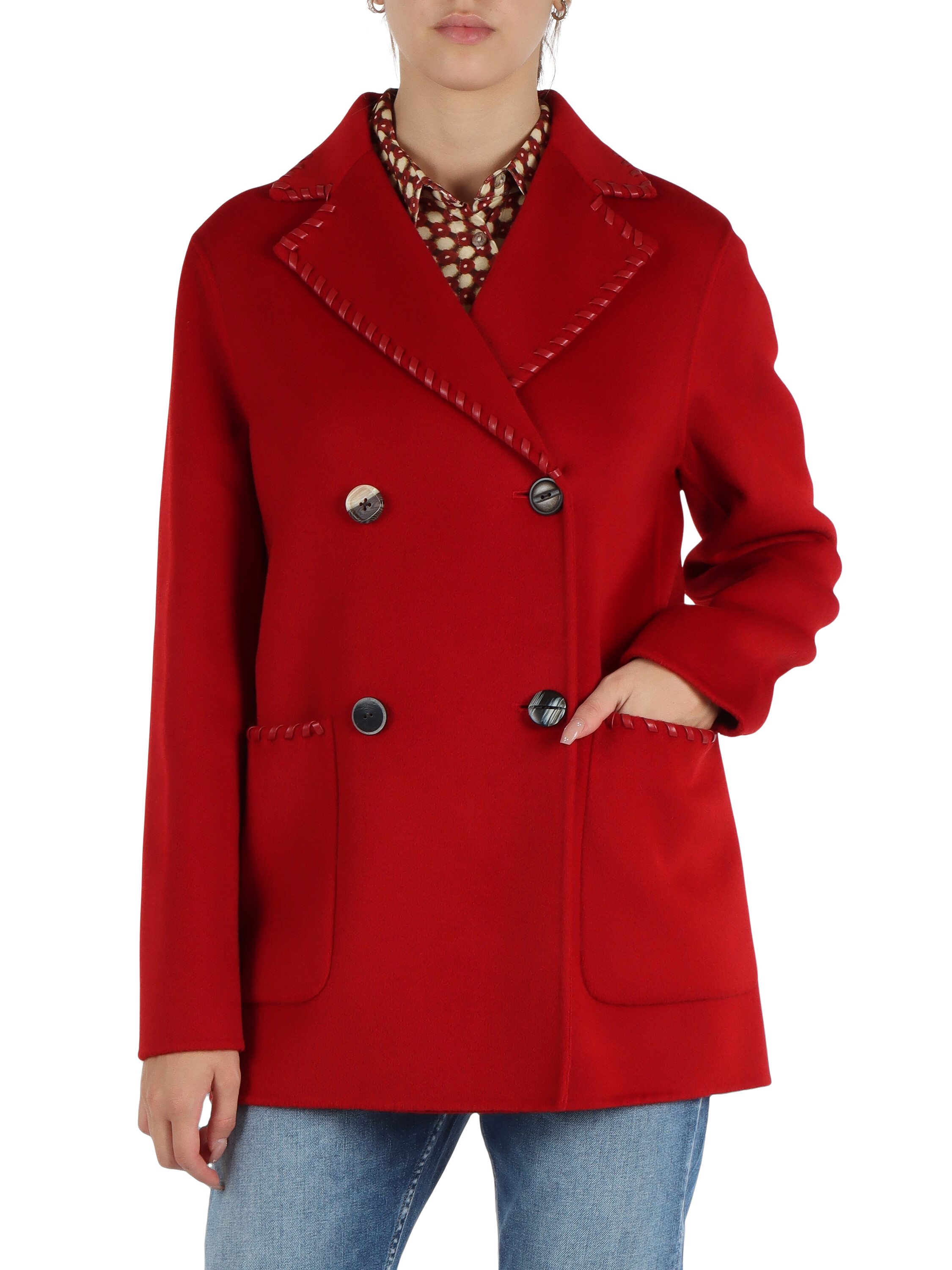 Cappotto Doppiopetto Cappotto Rosso Saldi Cappotto Doppiopetto