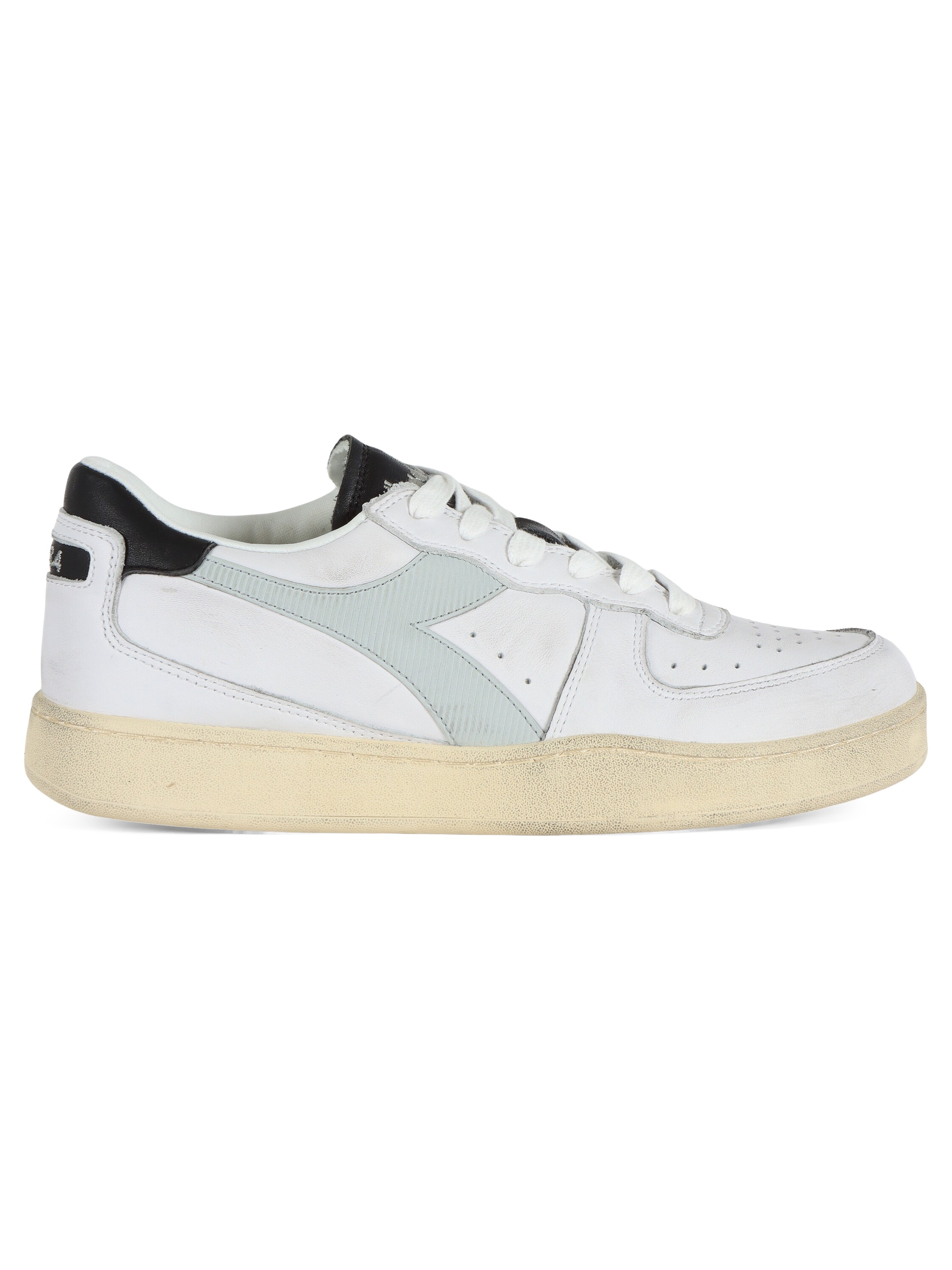 BIANCO/NERO | HERITAGE: Sneakers in pelle MI BASKET LOW USED BIANCO/NERO | HERITAGE: Sneakers in pelle MI BASKET LOW USED