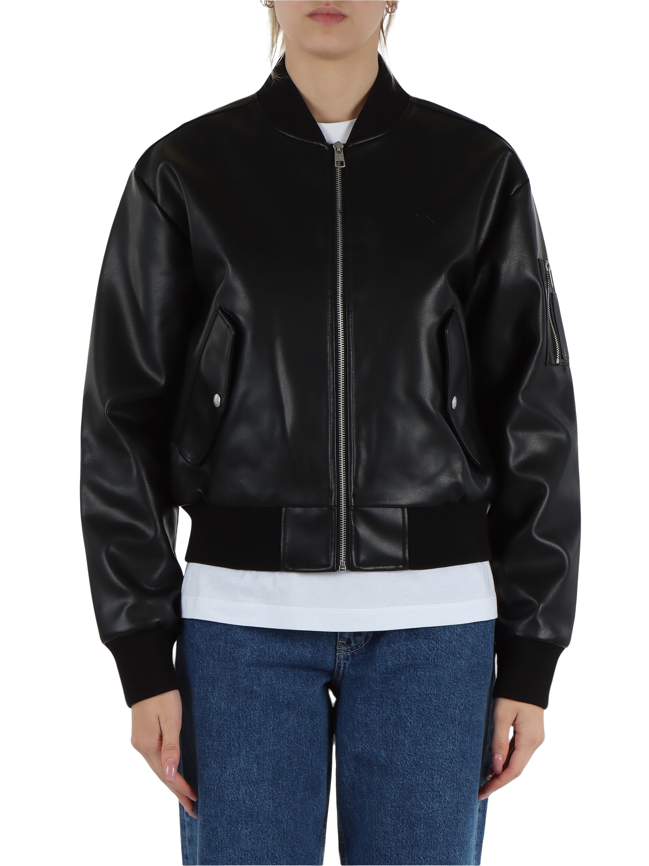 NERO | Giacca bomber in ecopelle NERO | Giacca bomber in ecopelle
