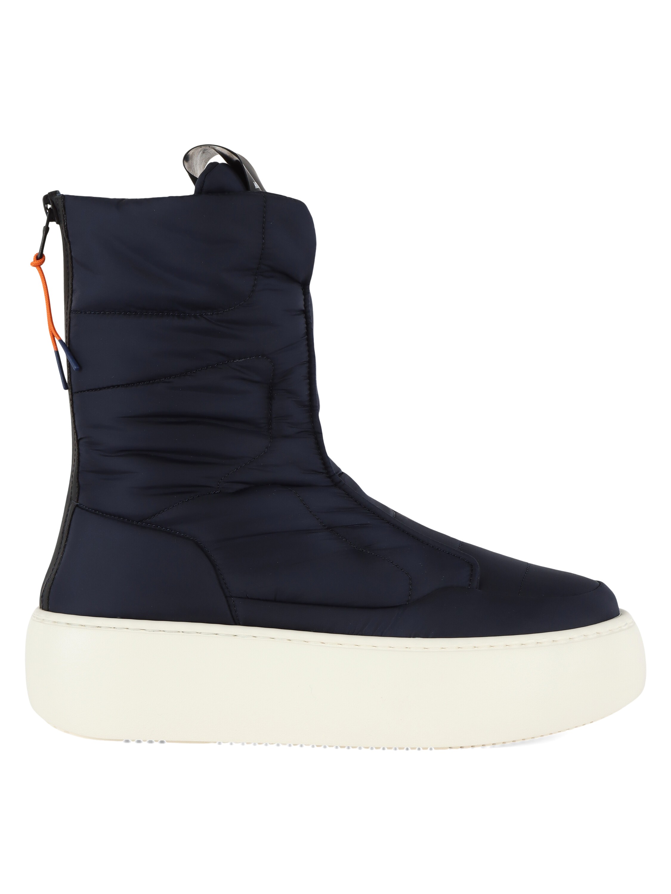 BLU SCURO | Stivaletto sneakers trapuntato in tessuto tecnico BLU SCURO | Stivaletto sneakers trapuntato in tessuto tecnico