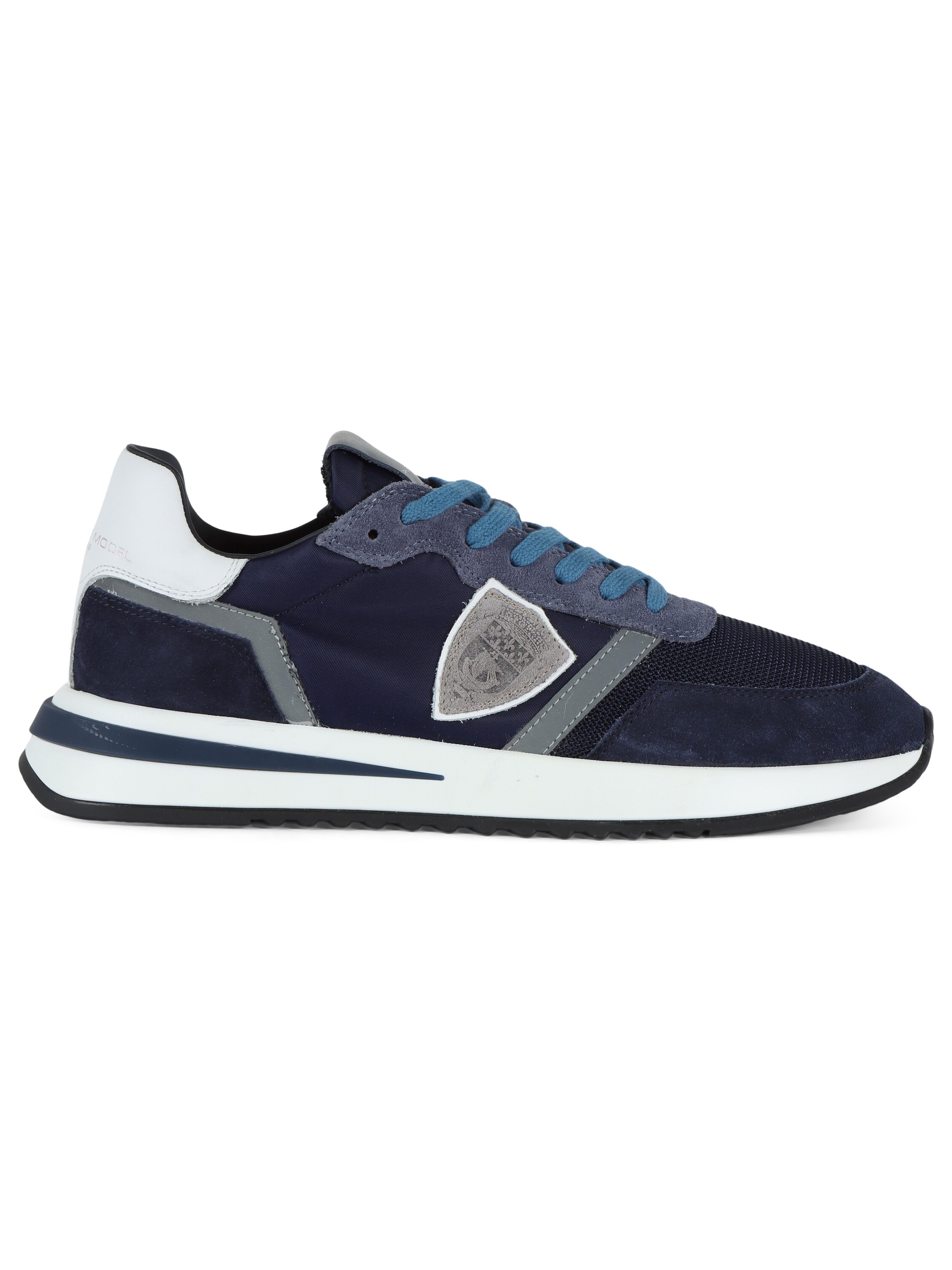 BLU SCURO | Sneakers in pelle e tessuto TROPEZ 2.1