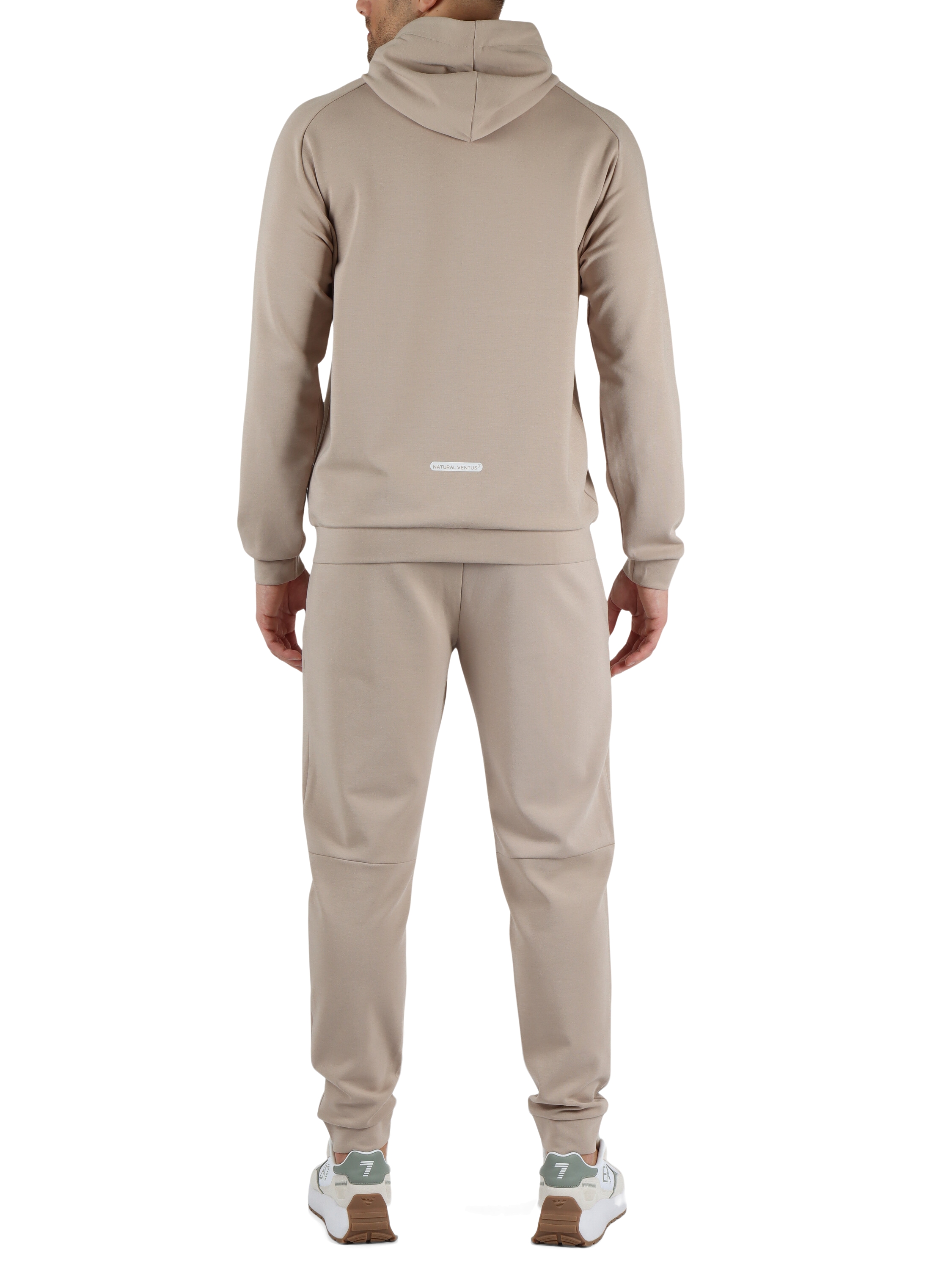Tuta Da Uomo In Lino 2 Pezzi: Felpa Con Cappuccio E Pantaloni Lunghi, Abbigliamento Casual Per Spiaggia, Jogging E Tempo Libero