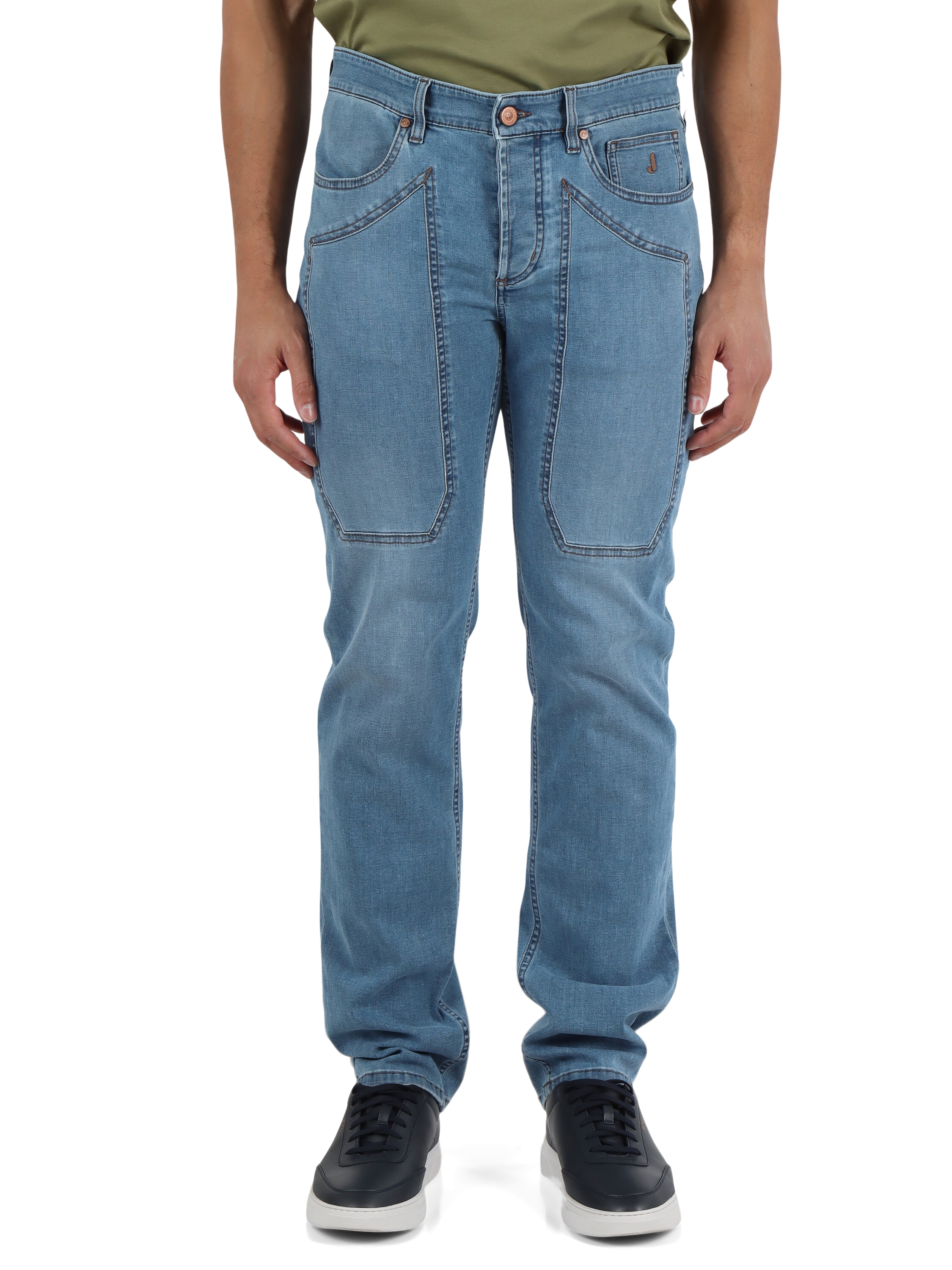 BLU CHIARO | Pantalone jeans cinque tasche JUSTIN regular fit BLU CHIARO | Pantalone jeans cinque tasche JUSTIN regular fit