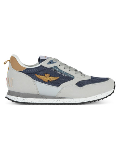 Nike Sneakers AIR MAX AP bicolore in tessuto ed ecopelle uomo - Outlet Nike Sneakers AIR MAX AP bicolore in tessuto ed ecopelle uomo - Outlet