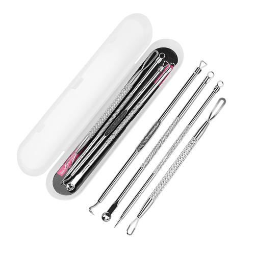 Blackhead Acne Removal Needle Kit Stainless Steel Skin Care Products For Clear Blackhead Whitehead Acne Pimple Blemish & Improve Human Beauty