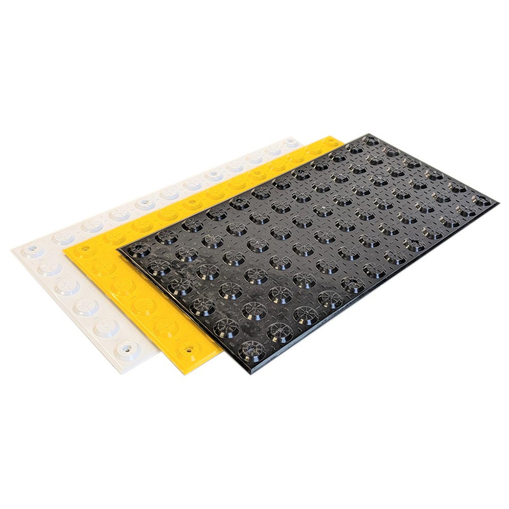 Fibreglass Hazardous Tactile pad 300mm x 600mm T30 Floorsafe
