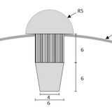 Diagram on Domed Tactile Button