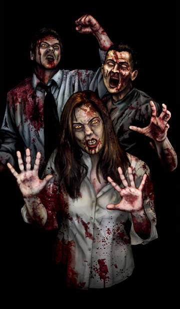 Susie's Revenge Zombies 34.5"x60" Backlit Poster