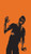Zombie Silhouette 34.5"x60" Backlit Poster