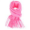 Fuchsia plain blanket scarf