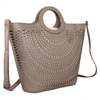 Silver Laser Cut Tote Bag