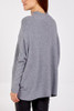 Grey rib jumper