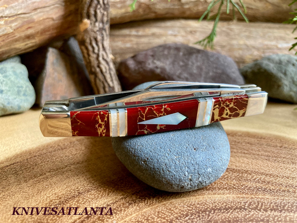 CASE Red Gold Jasper Stockman