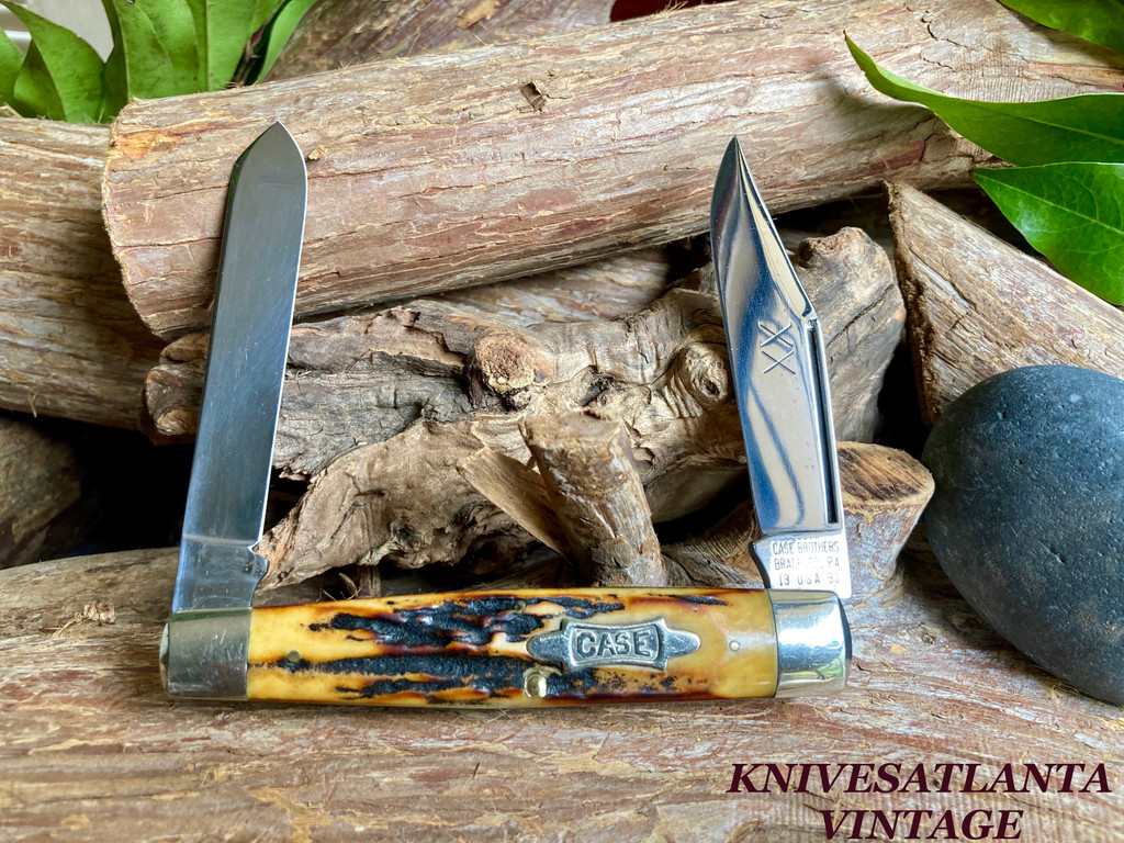 CASE CLASSIC  52075 SP STAG 1990 CASE BROTHERS KNIFE