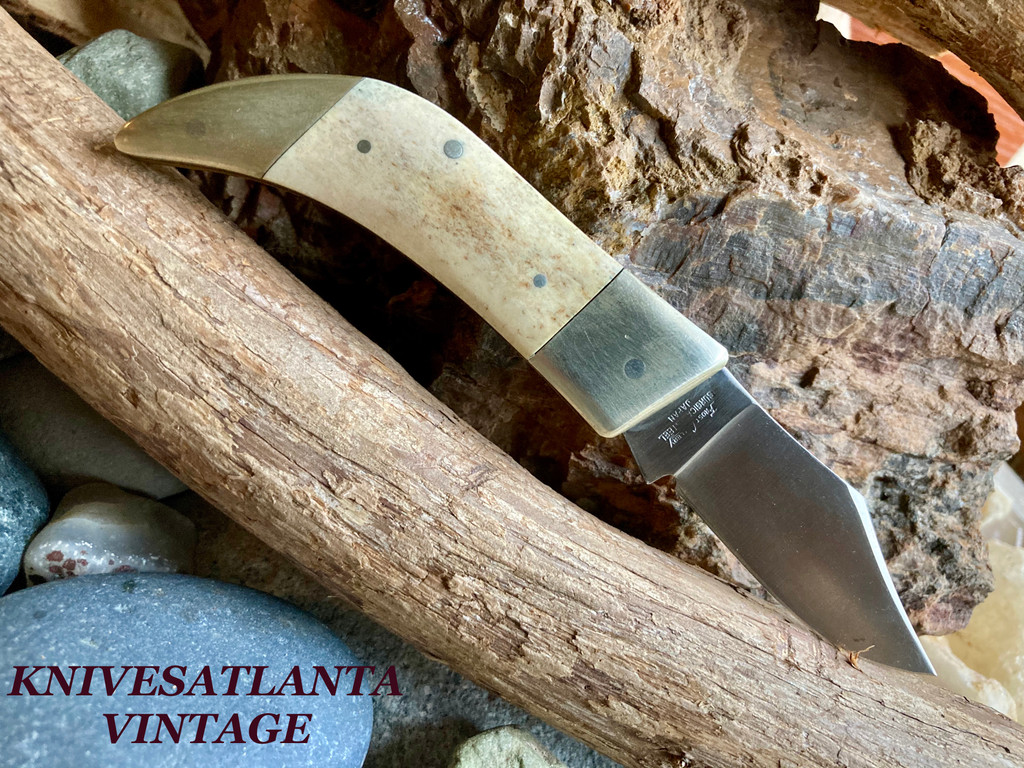 Frost Cutlery Apache Hunter ~ Bone Stag ~ Vintage