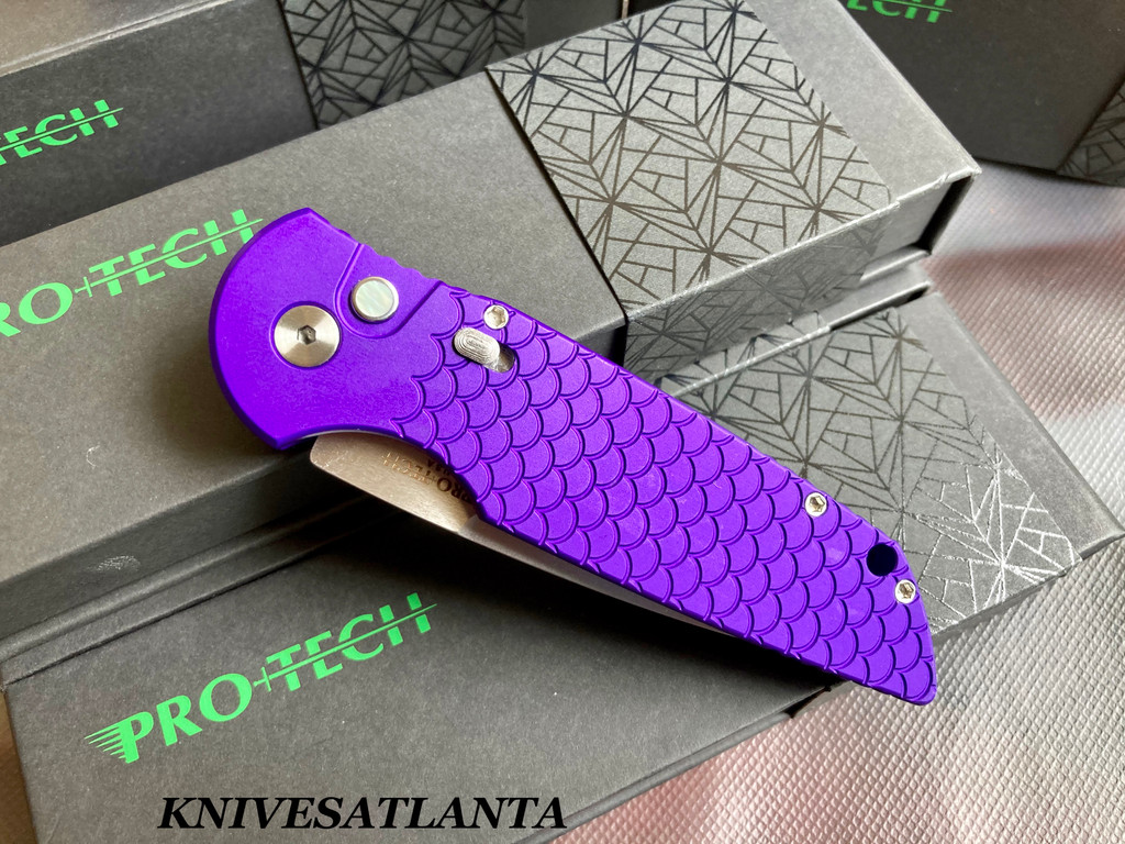 Protech TR-3 Tactical Response III AUTO Folding Knife ~ Purple