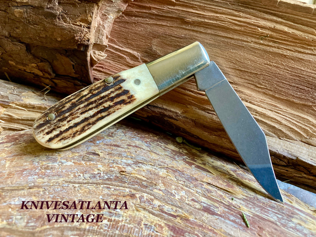 Remington Stag Barlow Knife ~  Germany ~ Vintage