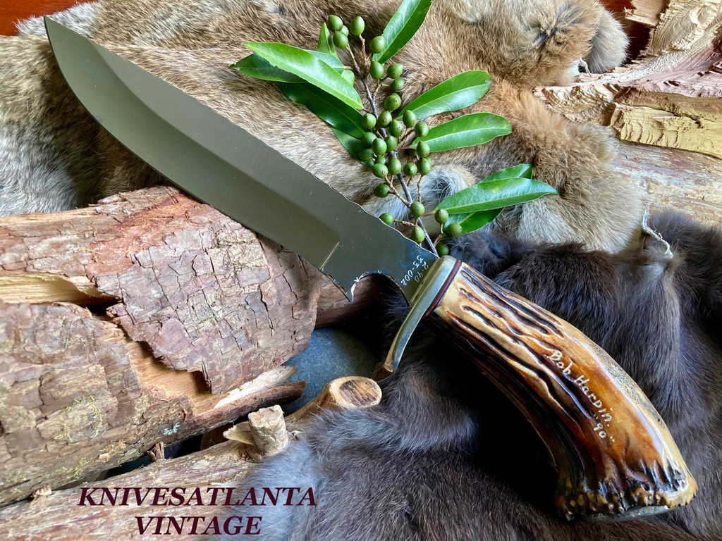 North and Prater Large Fixed Blade " Grizzly " ~ Vintage ~ One of a Kind