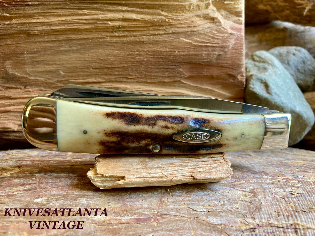 Case XX Stainless USA 4 Dot (1976) Stag 5254 SSP Razor Edge