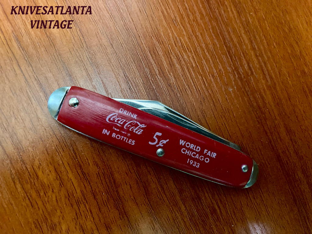 Coca Cola Advertising Pocket knife ~ 1970`s   Vintage