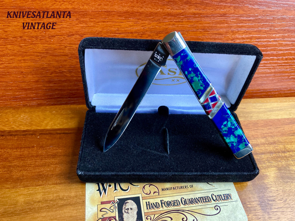 Case XX-2006 Azurite Exotic handled Doctor's Knife ~ Vintage