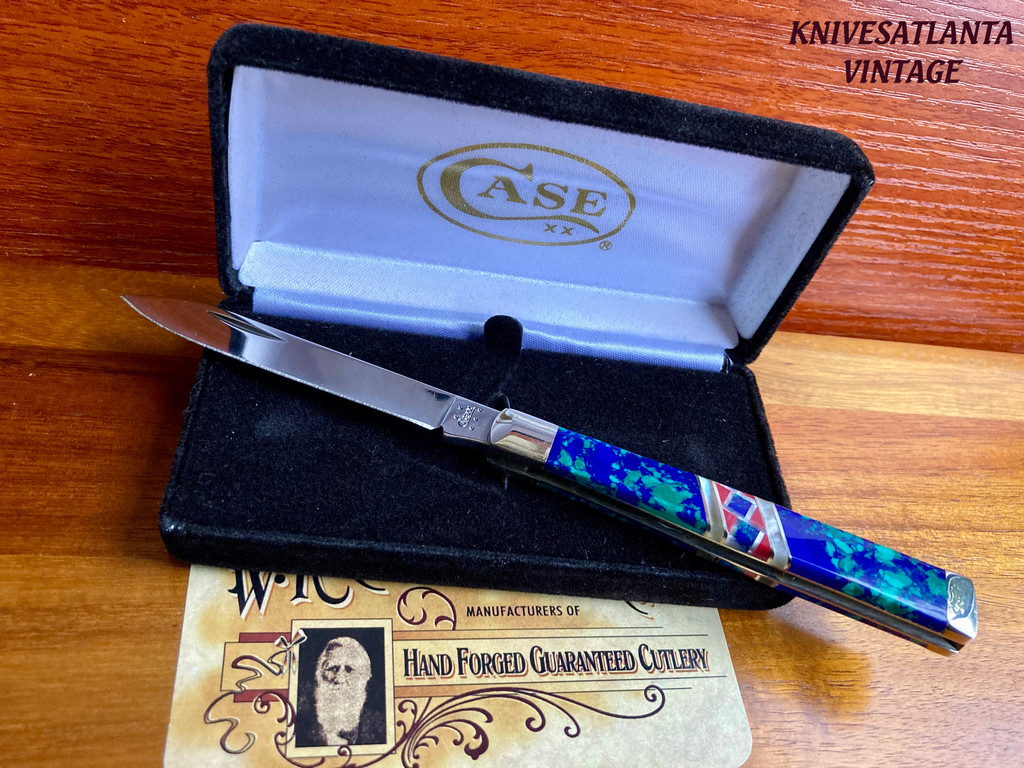Case XX-2006 Azurite Exotic handled Doctor's Knife ~ Vintage