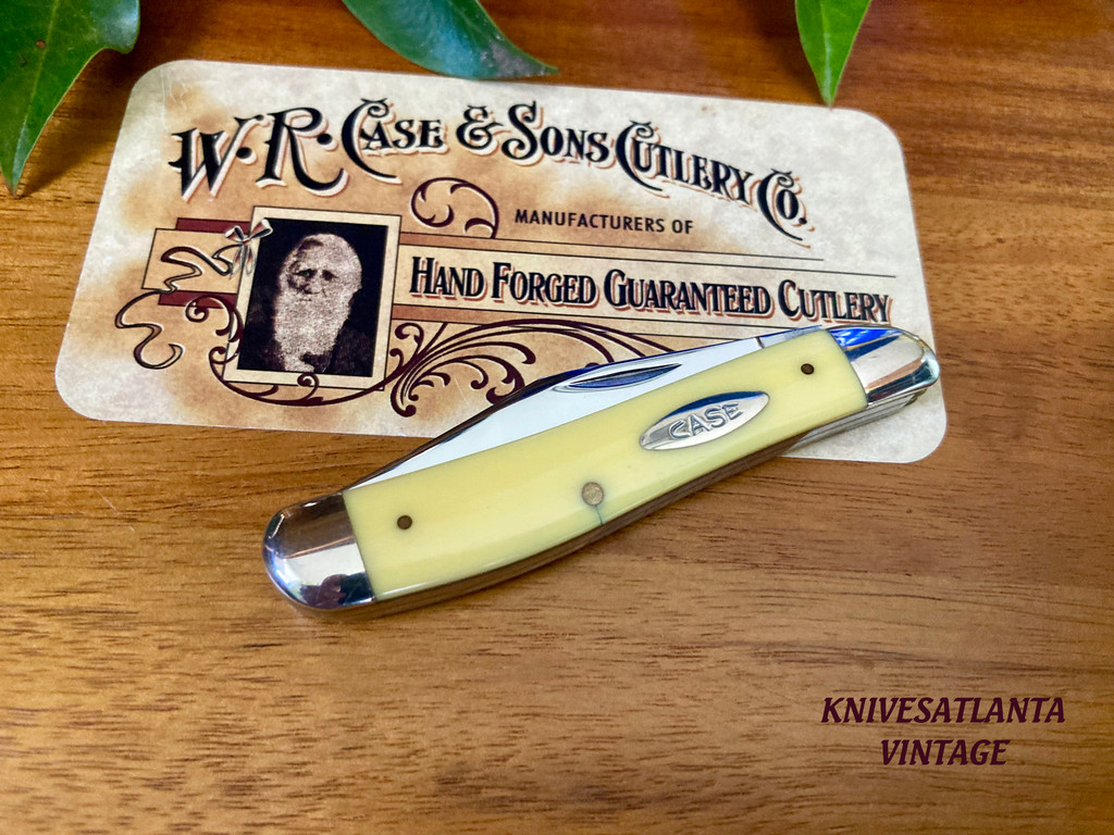 Case XX USA 6 Dot (1974) Yellow 3220 Peanut ~ Vintage