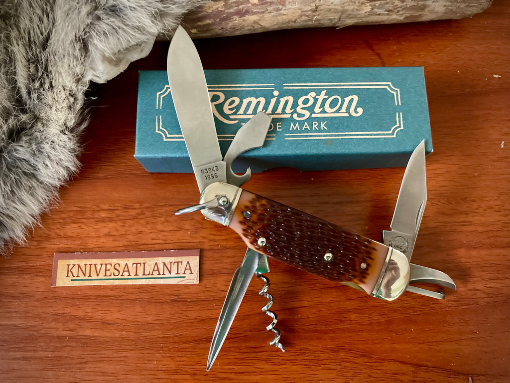 Remington UMC R3843 Trailhand Bullet USA Scout ~ Folding Pocket Camp Knife ~  1996