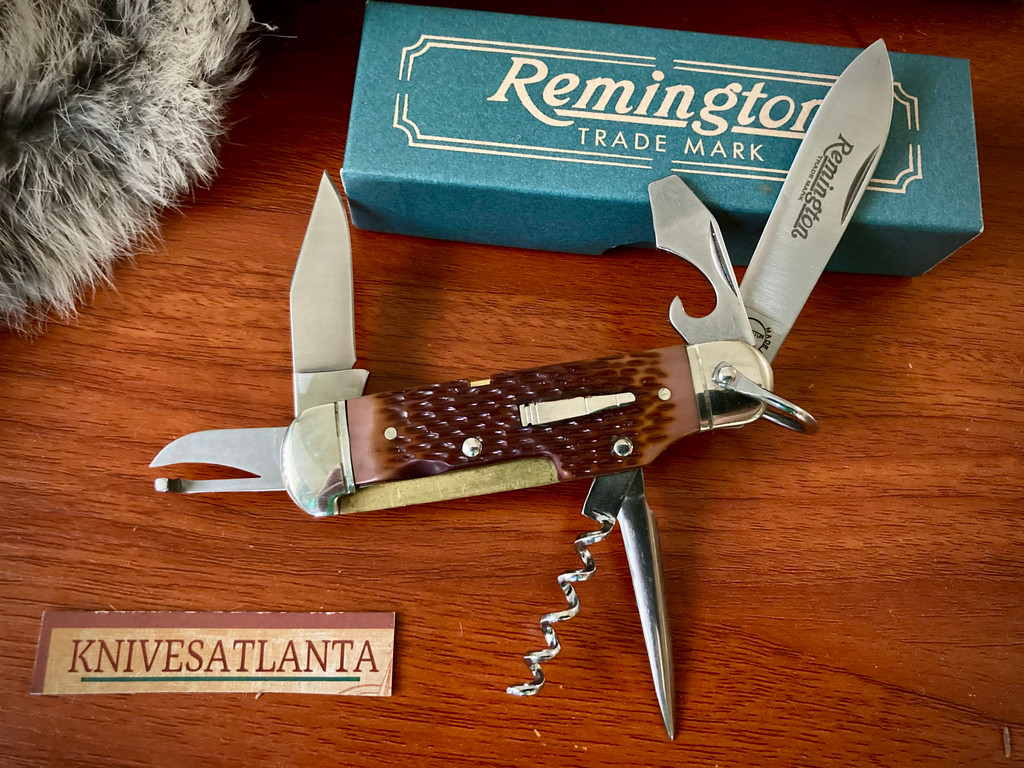 Remington UMC R3843 Trailhand Bullet USA Scout ~ Folding Pocket Camp Knife ~  1996