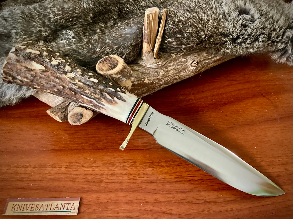 BLACKJACK CLASSIC BLADES SKINNER ~ STAG ~  CARBON STEEL ~  VINTAGE