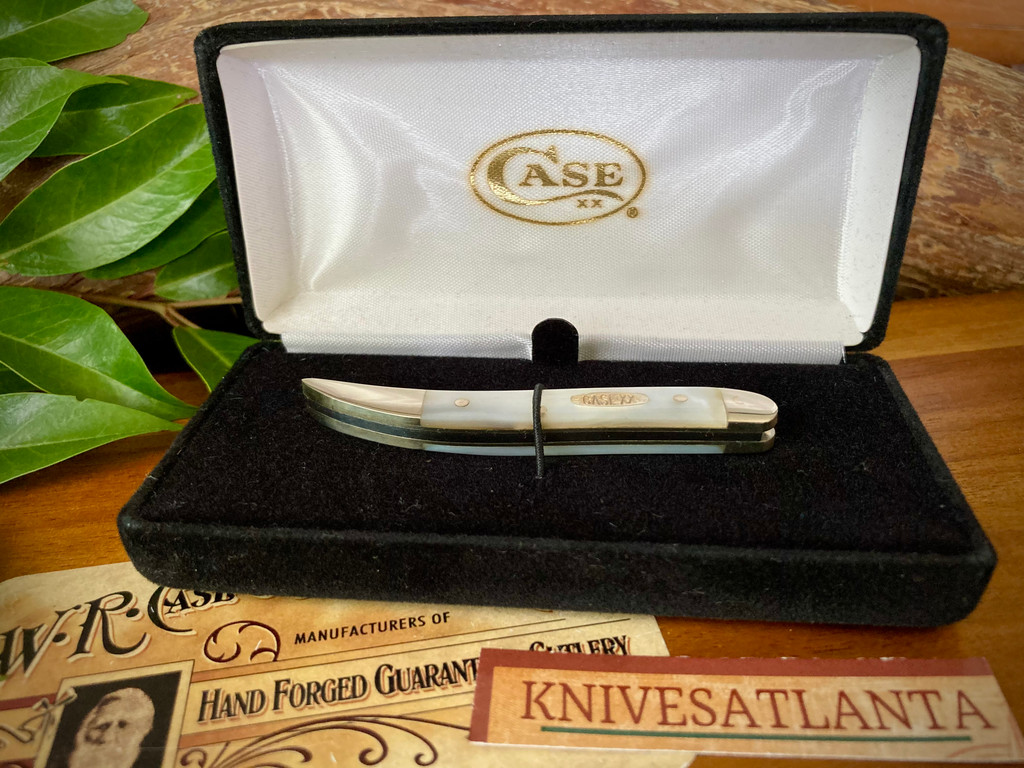 CASE GENUINE MOTHER OF PEARL TEXAS TOOTHPICK ~ Vintage 1997