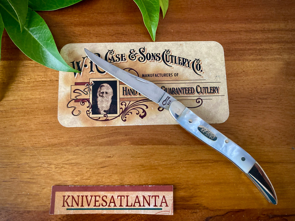 CASE GENUINE MOTHER OF PEARL TEXAS TOOTHPICK ~ Vintage 1997