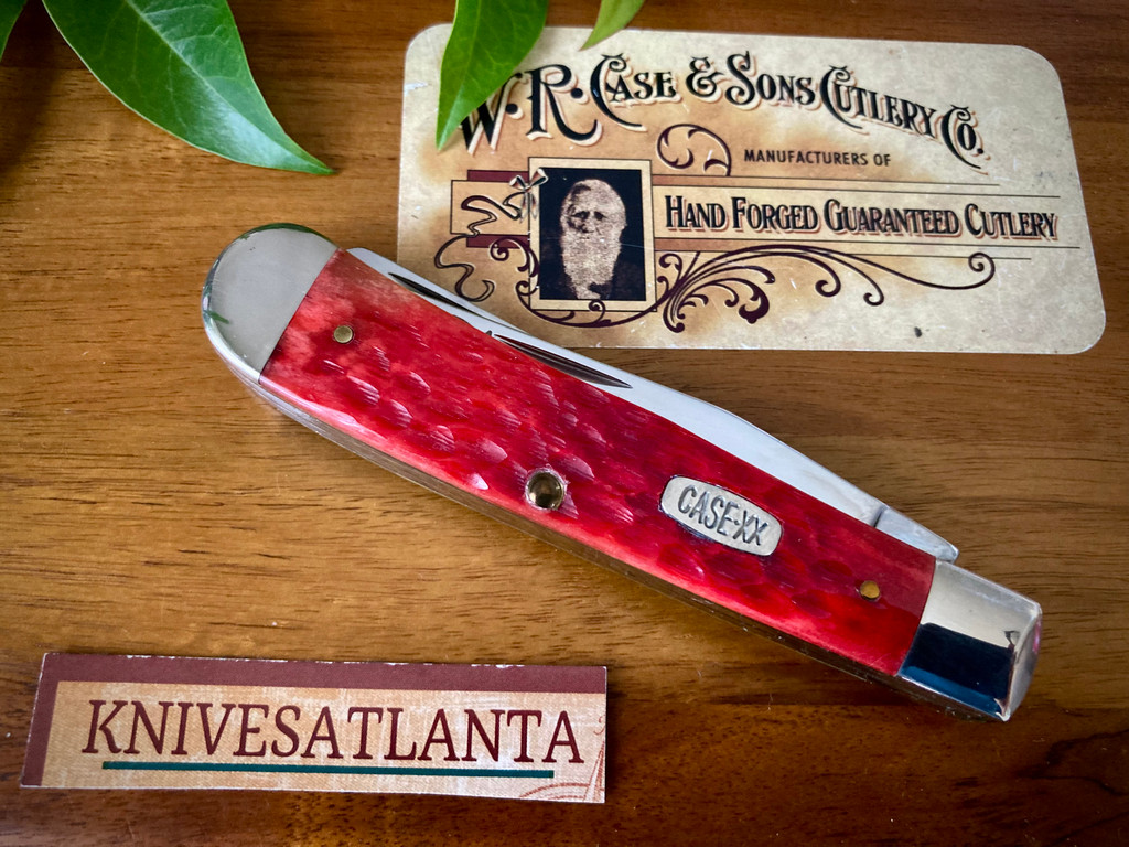 CASE XX MAGICIANS TRAPPER  ~  1-500 ~  RED- GREEN ~ Vintage 1996