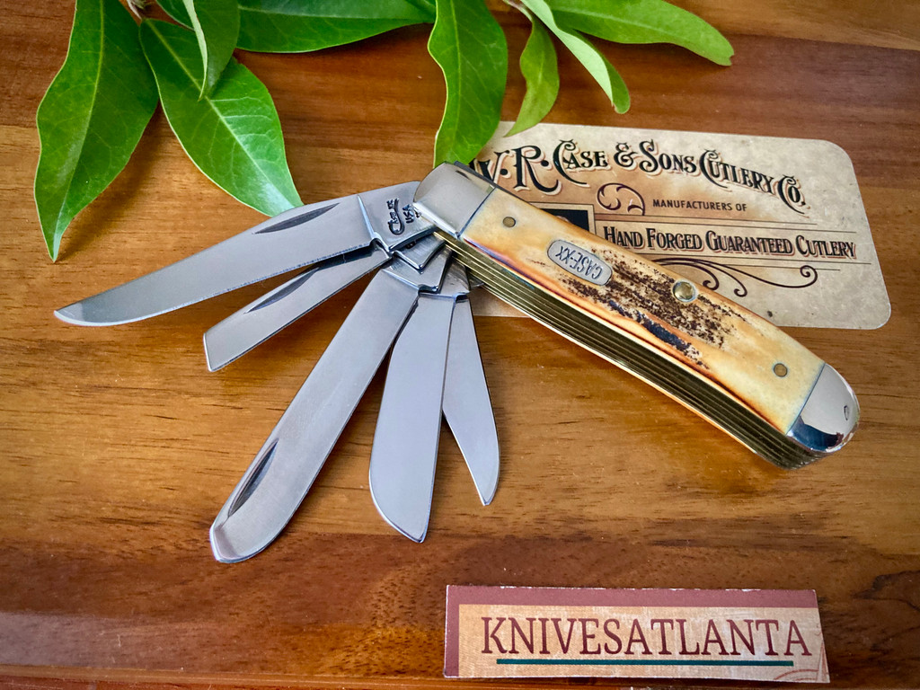 CASE XX  MINI TRAPPER BEAST ~ 5 Blade ~ Vintage 1996 ~