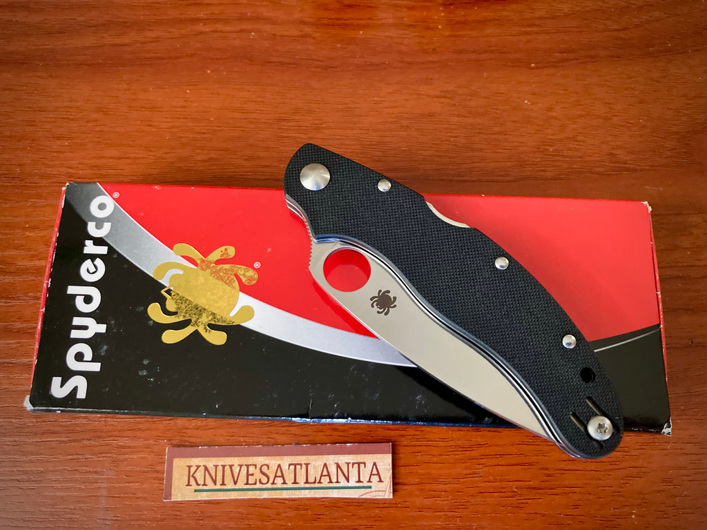 Spyderco C144GP Caly 3.5 Folding Knife ~ Vintage