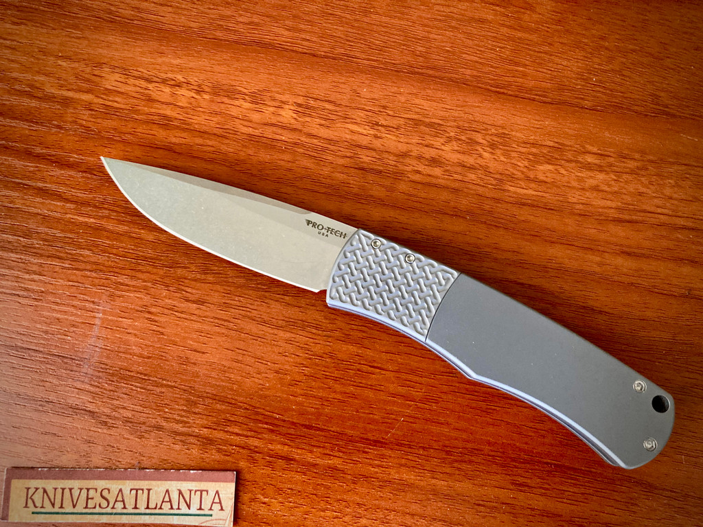 Protech Magic BR-1.10 "Whiskers" Automatic Knife ~  Gray ~ First Run # 202