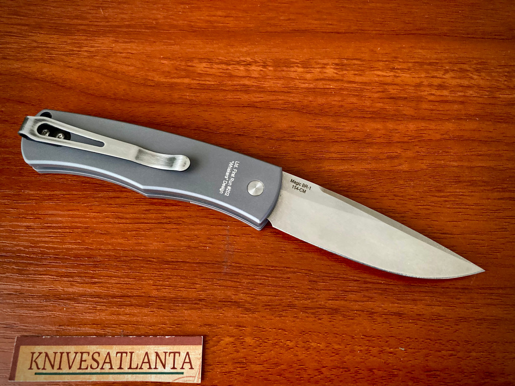 Protech Magic BR-1.10 "Whiskers" Automatic Knife ~  Gray ~ First Run # 202