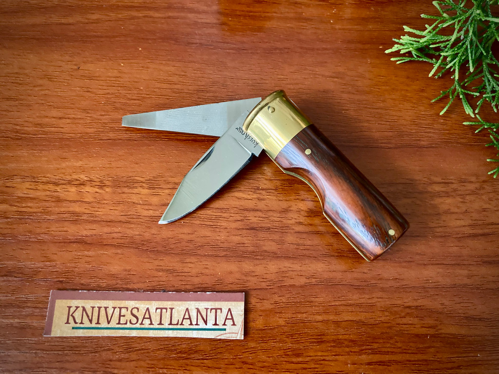 Kershaw Shotgun Shell Knife ~ Rosewood ~ Vintage