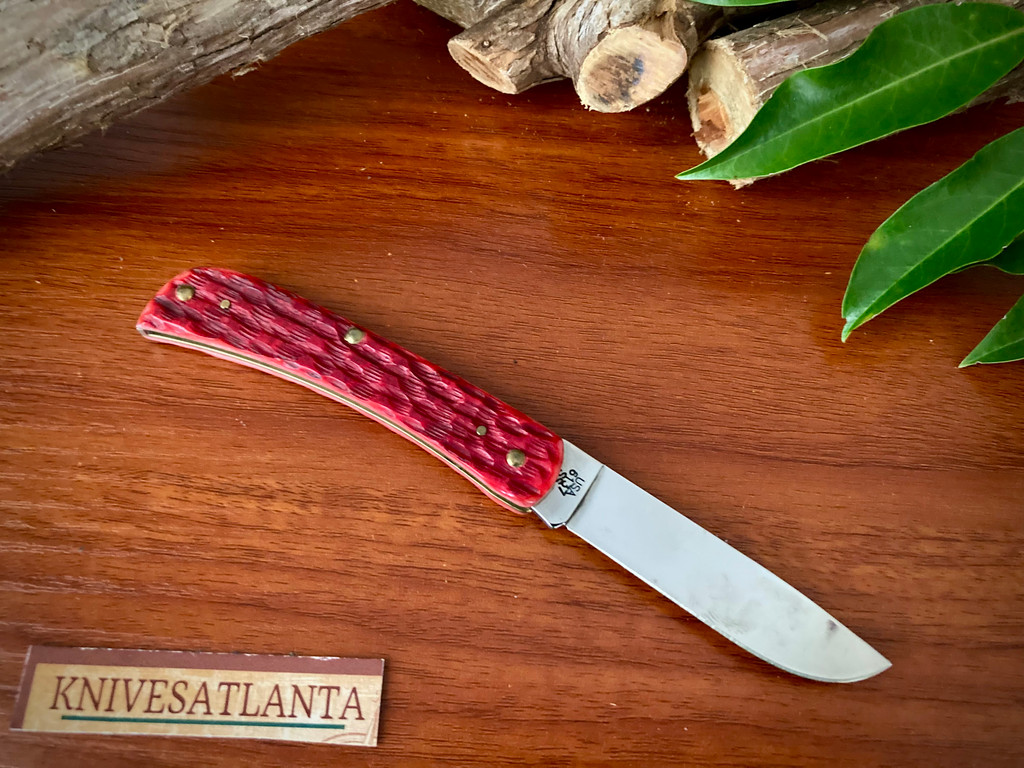 Case XX Marines Dark Red Bone Sod Buster ~ 2015