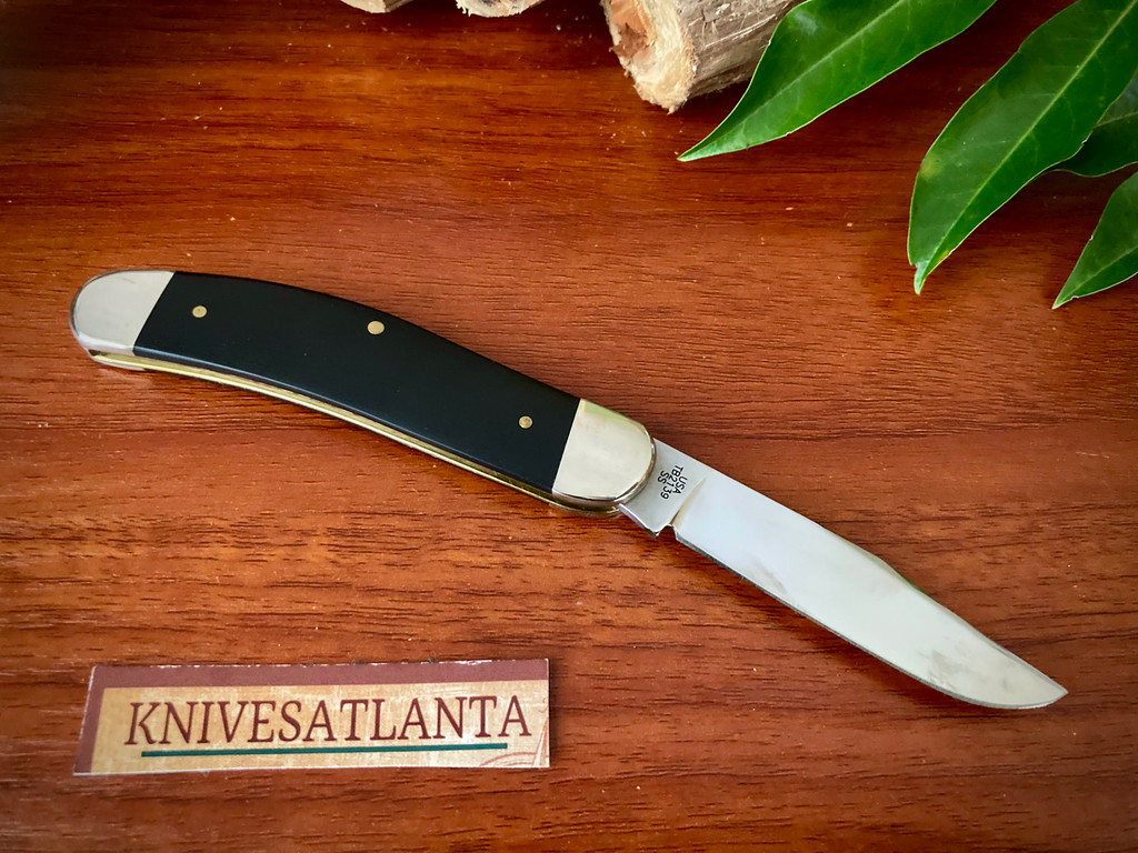 Case XX US Army Embellished Smooth Black Sowbelly  ~ 2017