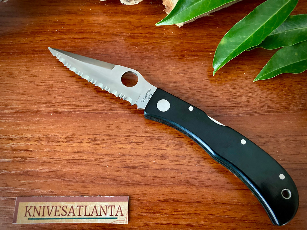 Spyderco C34S Jess Horn II ~ Vintage