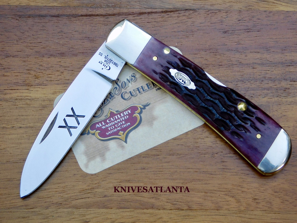 CASE Tribal Lock Knife 47522 Cabernet Bone