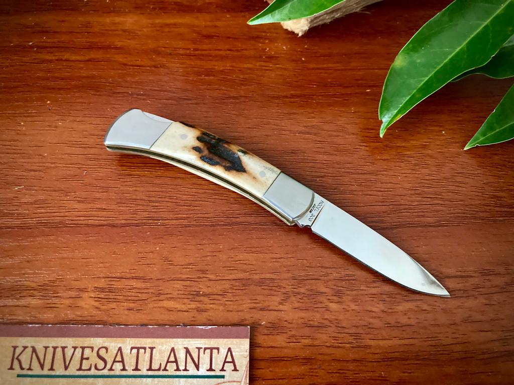 Browning Model 303 Stag Pocket Knife ~ Vintage