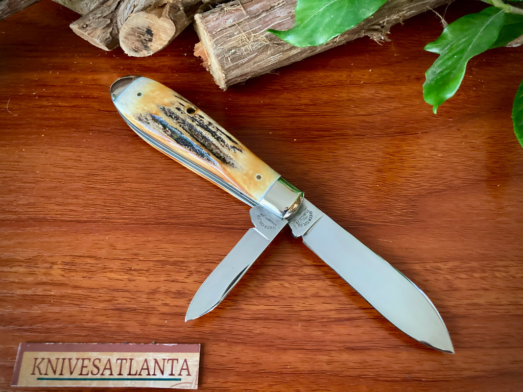 Queen City Cutlery Classics ~ Teardrop ~ Stag ~ Vintage 2008