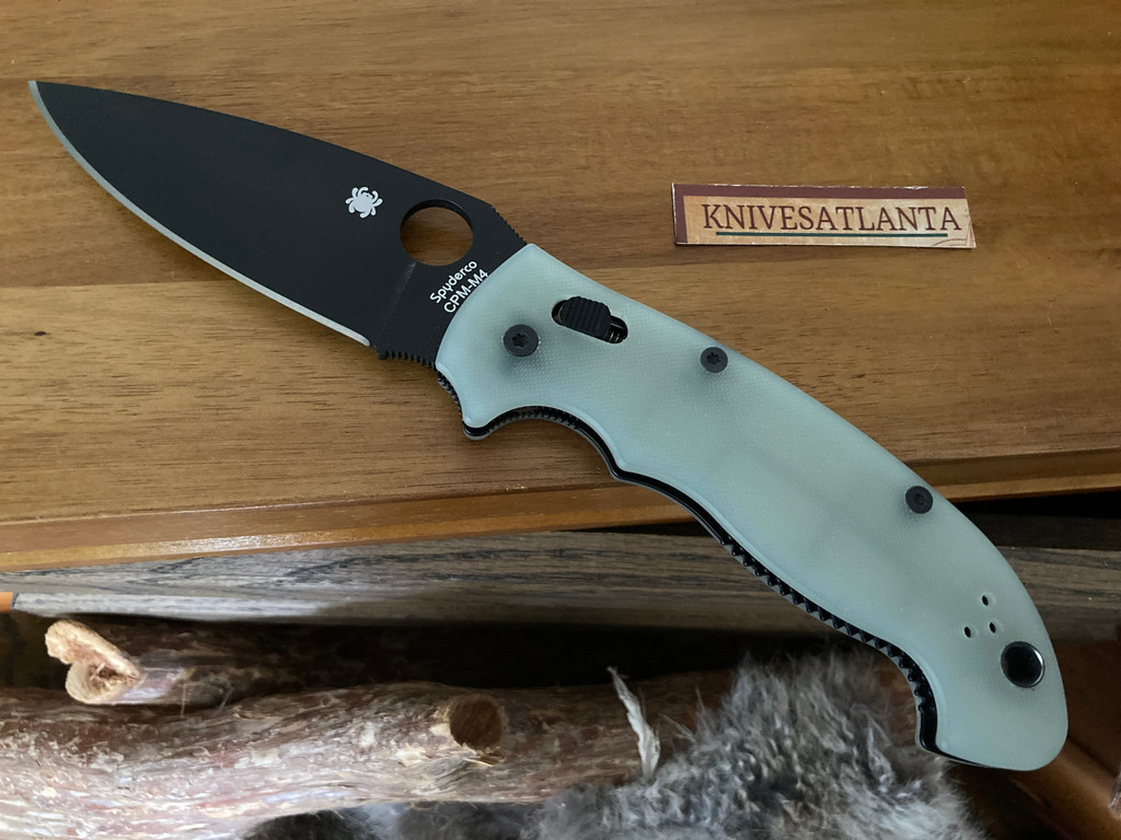 Spyderco Manix2 XL ~ M4 / C95GM4PBK2 ~ Natural G-10 / W-DLC