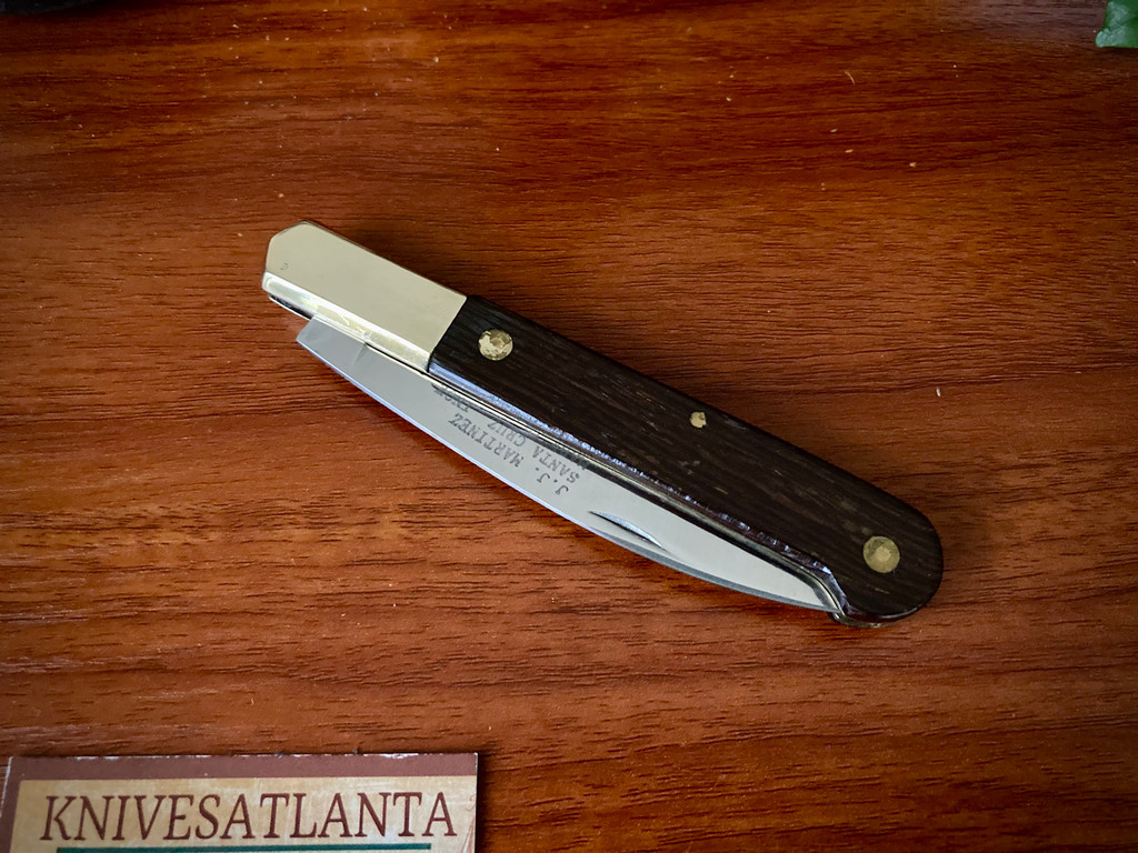 JJ. Martinez knife ~  Cabritera ~ Wood ~ Inox  ~ Vintage